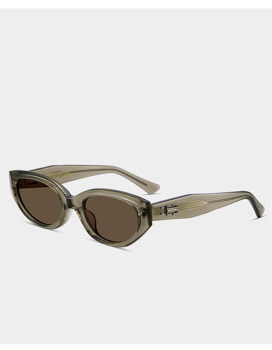 CAPONI 2024 Neue Mode Sonnenbrillen Frauen Cat Eye Schwarz Shades Marke Design UV400 Schutz Moderne Braun Sonnenbrille CP23007 – Detail 13
