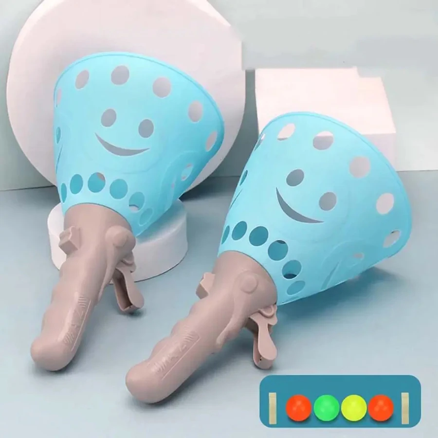 2 pezzi all'aperto catapulta palla sport per bambini giocattoli divertenti genitore-figlio doppio divertimento culo che rimbalza palla grande catapulta gioco all'aperto