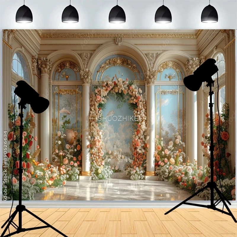 Weihnachten Tag Wreach Schneeflocke Fotografie Kulissen Haustür Winter Neujahr Cottage Wohnzimmer Dekoration Hintergrund DD-06