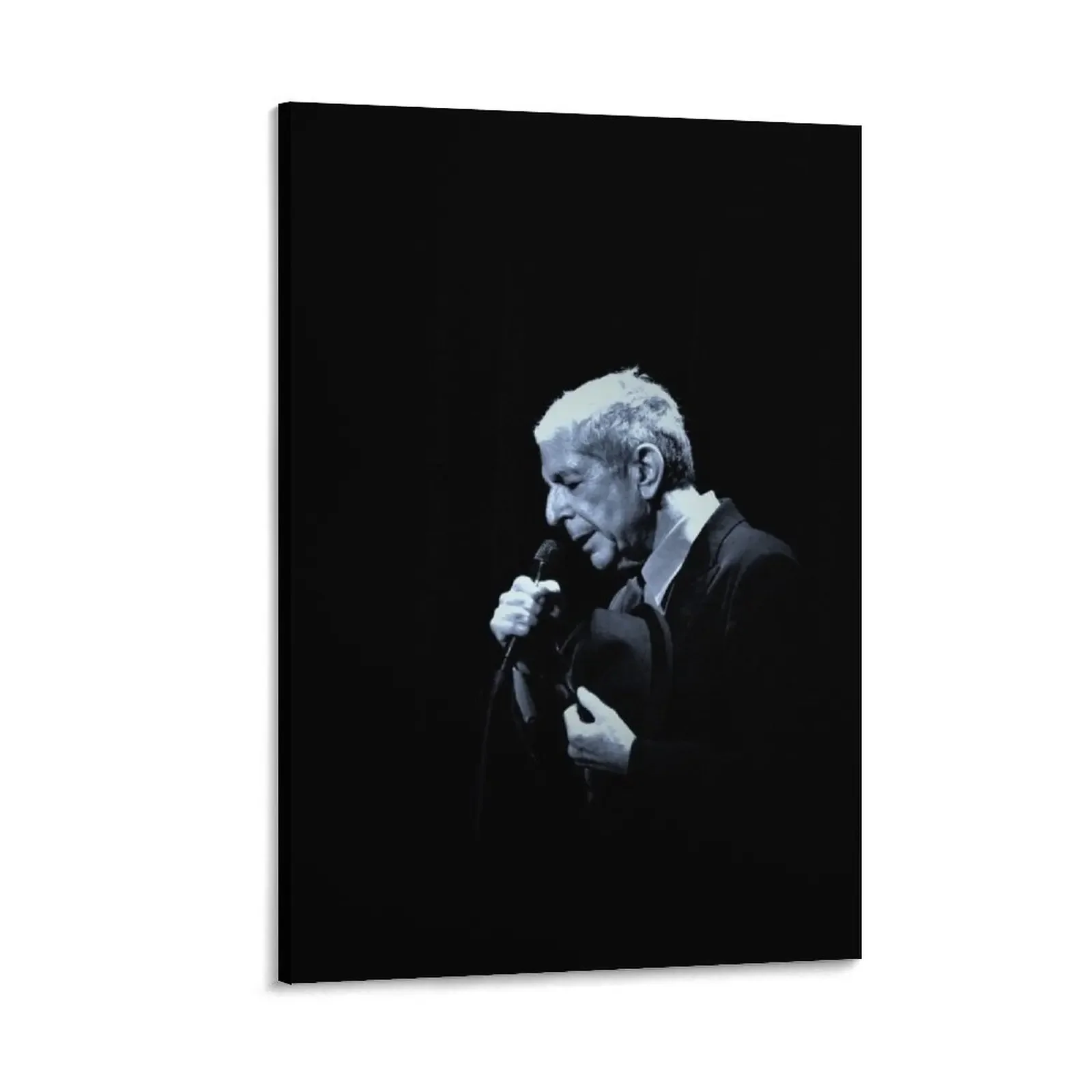 

Leonard Cohen Portrait Canvas Painting anime figure nordic home decor korean room decor Decorative picture
