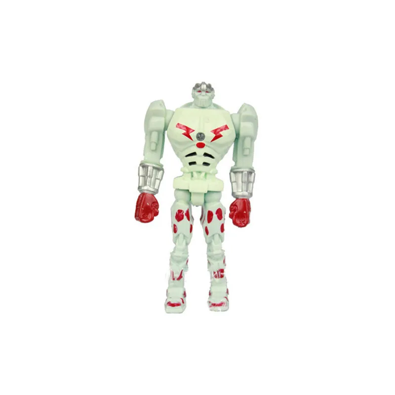 8szt 13cm Real Steel Zeus Atom Midas Adam Raider Robot GK Model Kids Fans Charm Toys Small Present Ornament Birthday Gift