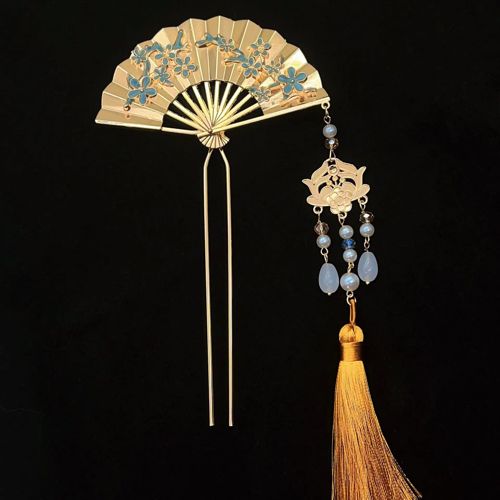 Новая заколка для волос с кисточкой в китайском стиле в национальном стиле и высококачественной нишевой заколкой-качалкой, аксессуары для волос, заколка в античном стиле