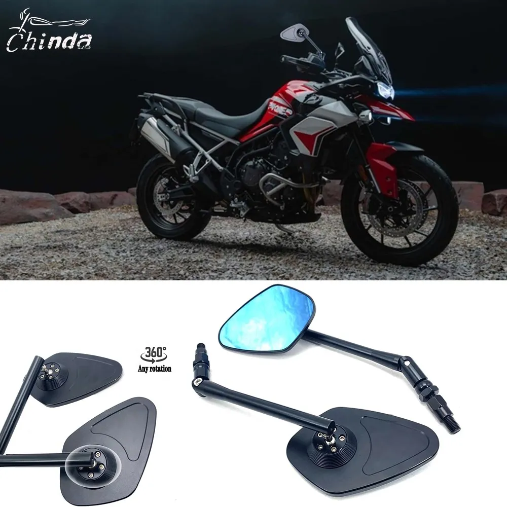 For Triumph Tiger 850 Sport Tiger 900 GT Rally Pr Tiger 800 Tiger 1200 GT Motorcycle Modified CNC Rear View Mirror