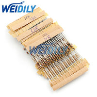 300PCS 1/6W 1/8W 5% Carbon Film Resistor Kit Resistance Assortment Pack Mix Selection 10 ohm-1M ohm 30 Values Each 10PCS New