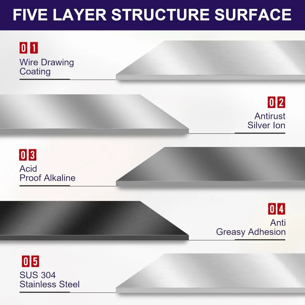 حوض مطبخ فردي من الفولاذ المقاوم للصدأ مقاس 30 بوصة - مقاس 16 بوصة، عميق، واسع، مصنوع يدويًا مع الملحقات #6