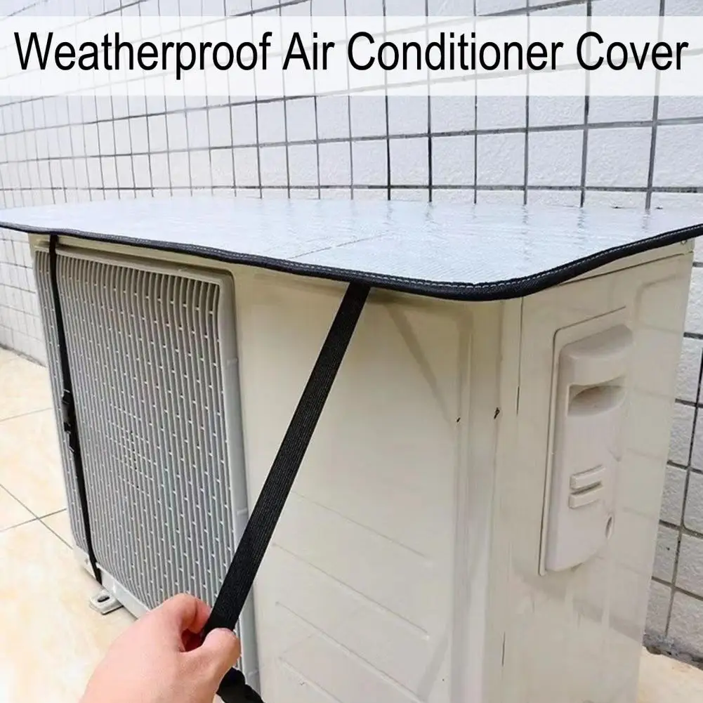 Thermal Insulation Air Conditioner Cover Air Conditioner Outside Unit Cover Universal Waterproof Air for Outdoor for External