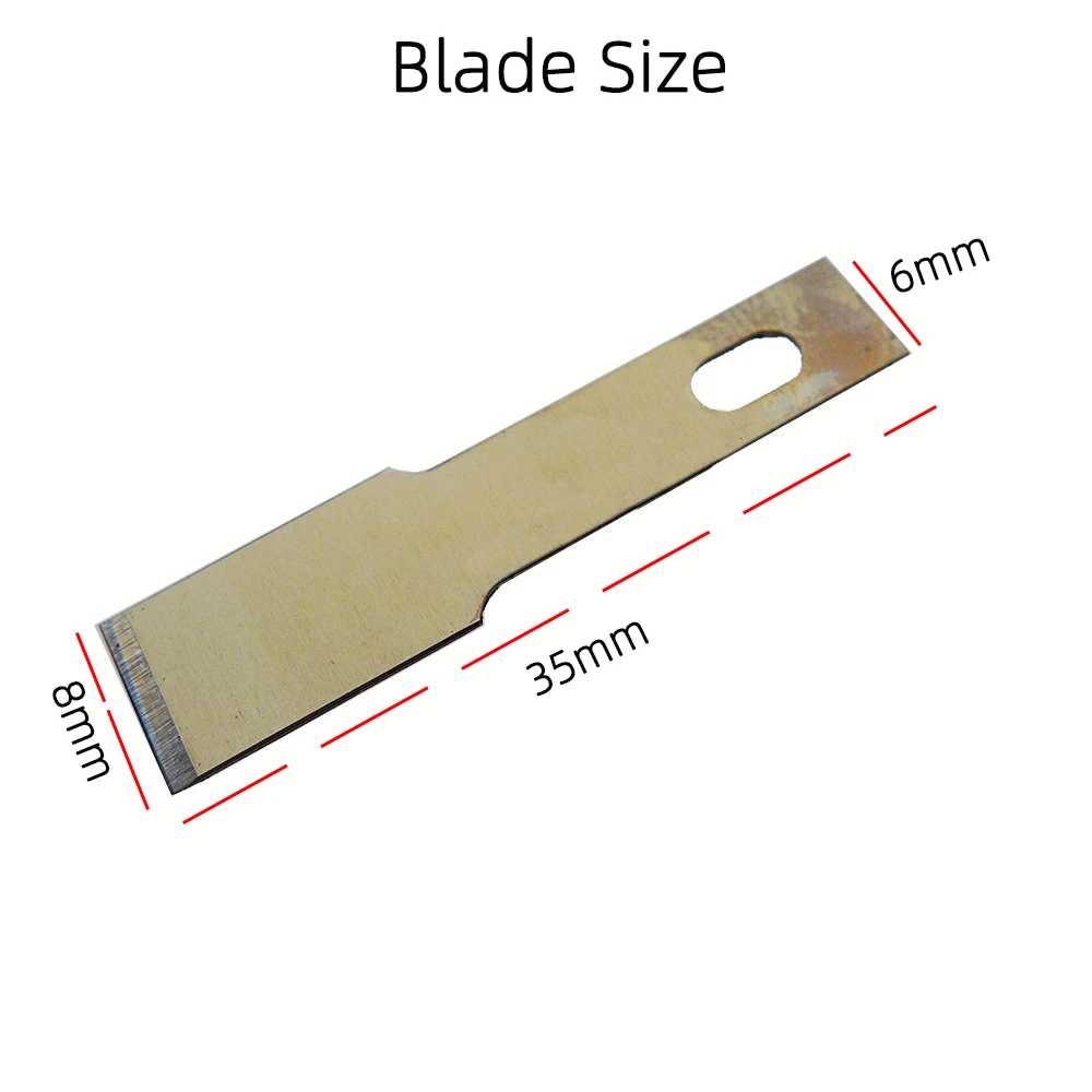 30 Flat Headed Blades Can Cut Shovel Shaped Knives and Push Knives, Which for LCD Glue Removal and Mobile Phone Maintenance