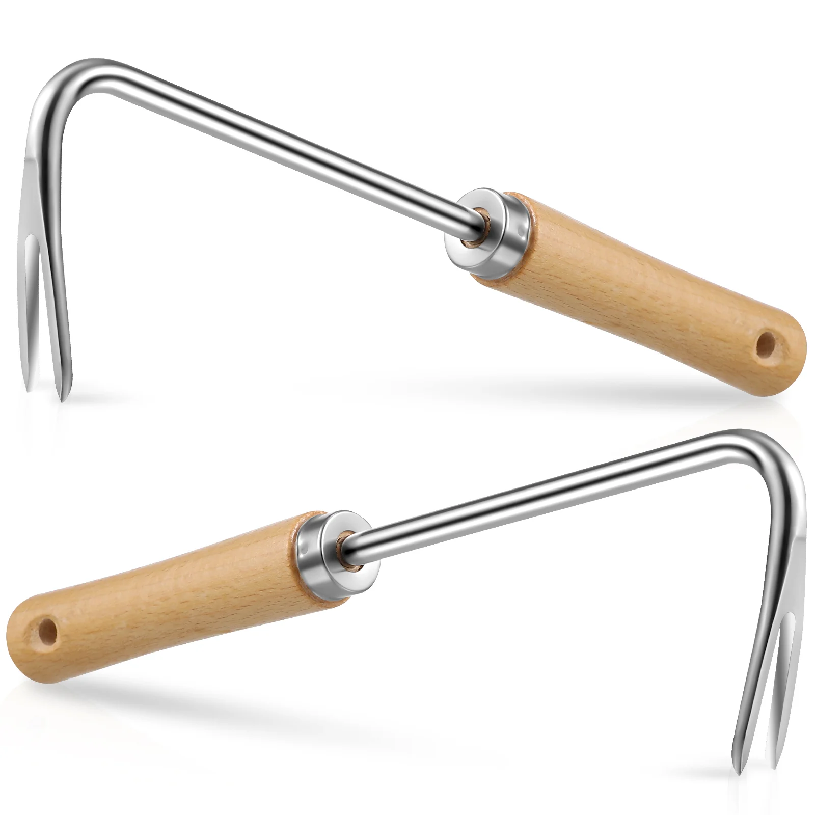 

Straw Hook Weeding Puller Hand Tool Garden Tools Stainless Steel with Handle Weeder