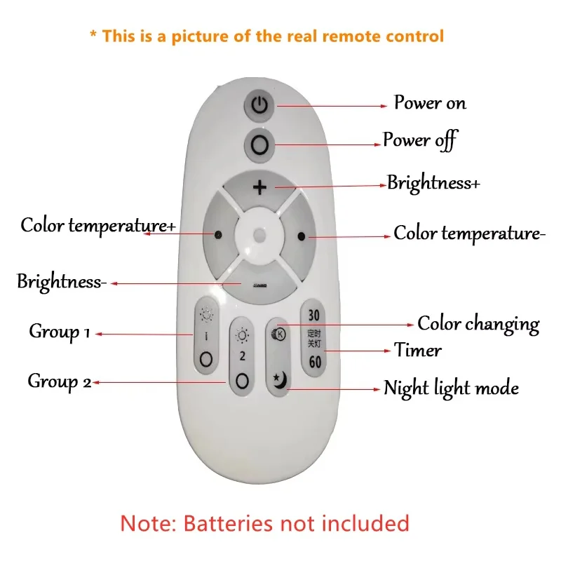 Smart LED Bulb E27 6W 9W 12W RF 2.4G Wireless Remote Control Night Light Timing Turn off Warm Cold Light Dimmable Led Lamp Bulb