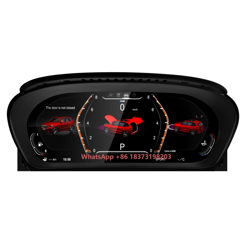 

Factory Price Car LCD Dashboard Digital Cluster Instrument 12.3 Inch Panel Linux System for X5 E70 X6 E71
