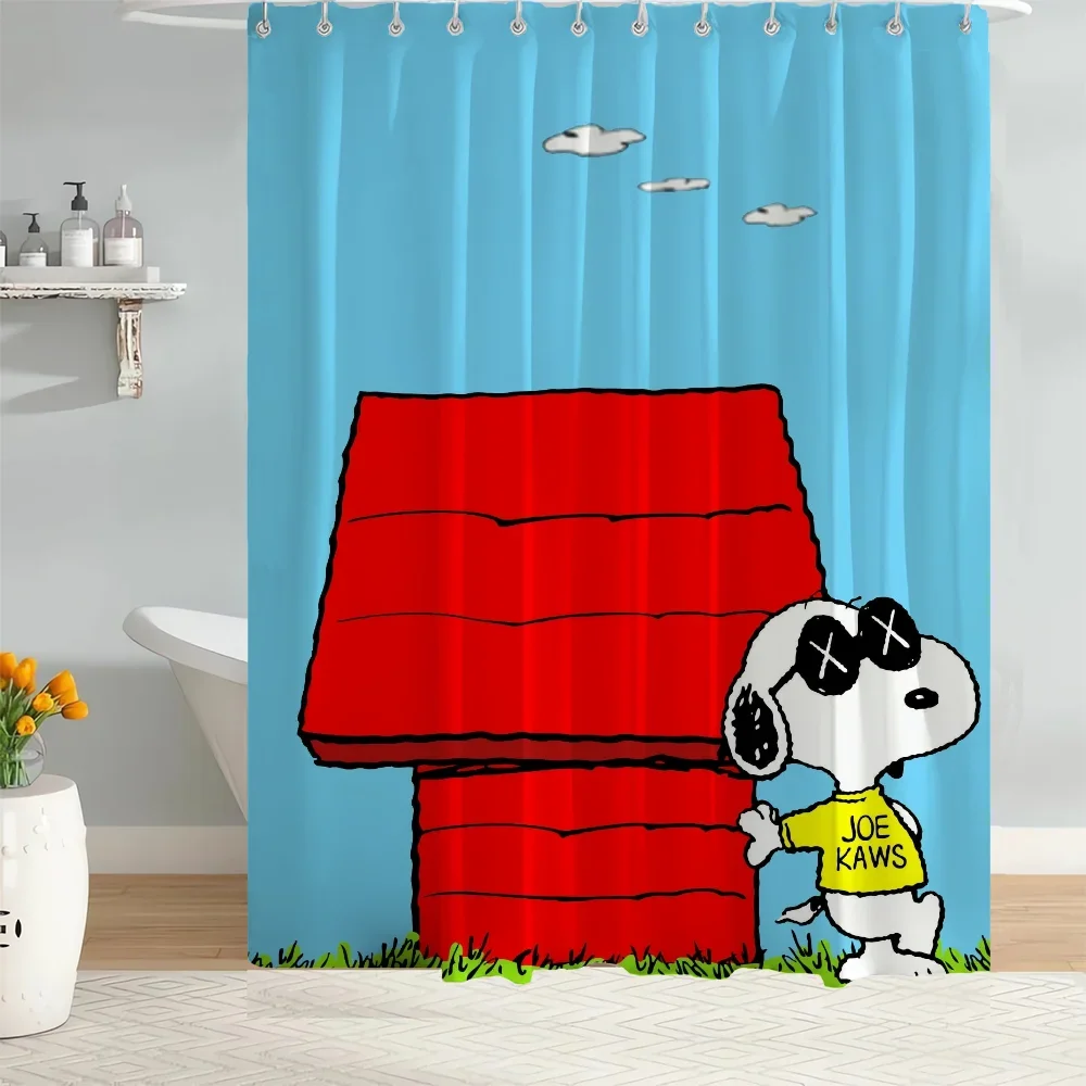 Bathroom Shower Curtain Home Tentacles Snoopy Washable Waterproof Fabric Shower Curtain Curtains in the Bathroom Accessories Set