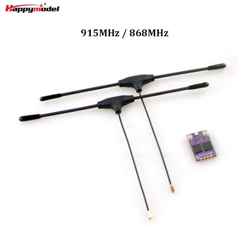 HappyModel ES900 DUAL RX ELRS Diversity Receiver 915MHz / 868MHz Built-in TCXO for RC Airplane FPV Long Range Drones DIY Parts