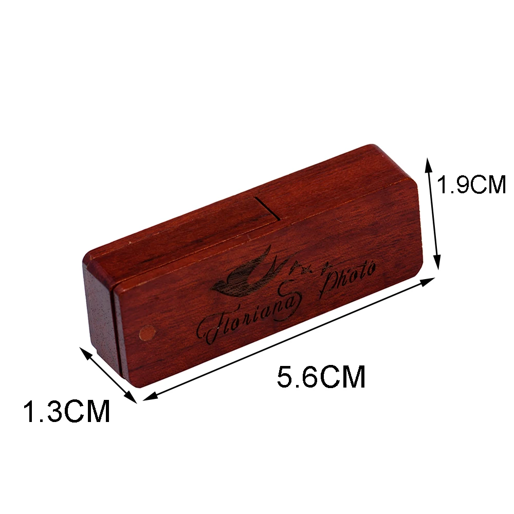 Деревянные вращающиеся USB-флеш-накопители 128 ГБ Высокоскоростная карта памяти 64 ГБ Бесплатный индивидуальный логотип Pen Drive 32 ГБ Studio DIY U Disk 16 ГБ