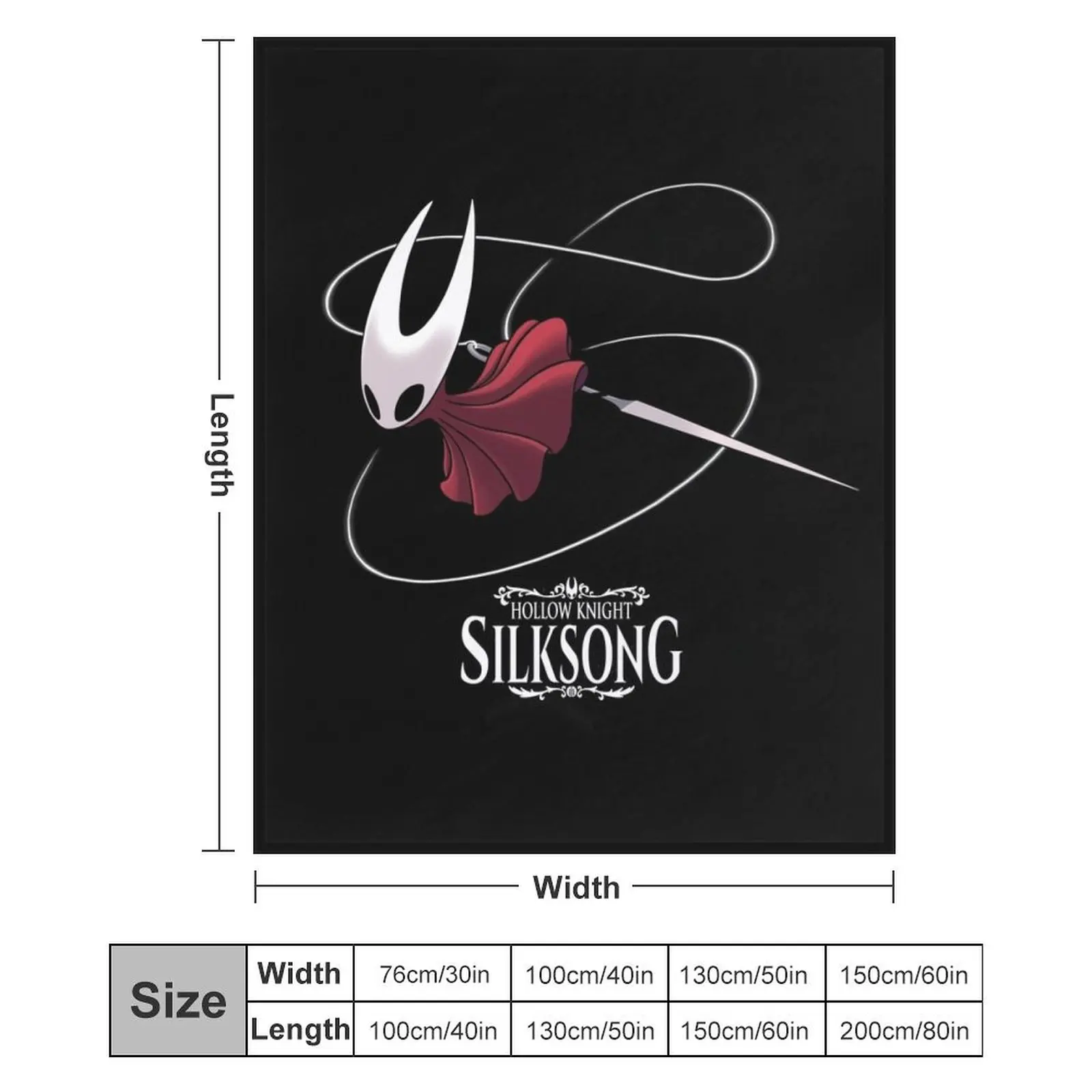 Hollow Knight: Silksong Throw Blanket Sofa Quilt Picnic Blankets