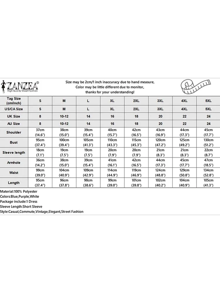 ZANZEA femmes décontracté robe brodée 2023 été col rond manches courtes robes Vintage solide genou longueur robe Robes amples