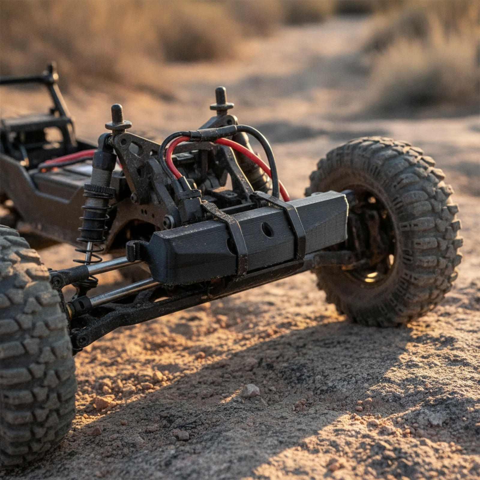 RC Battery Tray Lightweight 3D-Printed Battery Tray Long-Lasting Convenient for Chassis Modification