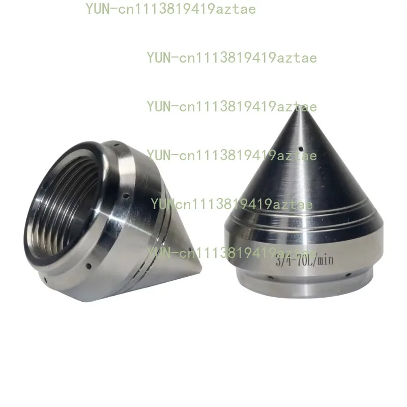 Mini Puncture High Pressure Nozzle 3/4 Stainless Steel Jet Head for Sewer Silt Grease Blockage Drain Pipe Cleaning Fittings