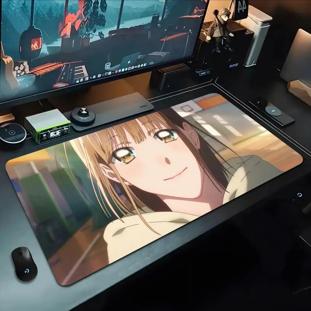

Коврик для мыши в стиле аниме Blue Box 500X1000 мм, большой игровой коврик для мыши Gamer XL, резиновый коврик для клавиатуры отаку, коврик для ноутбука, стола