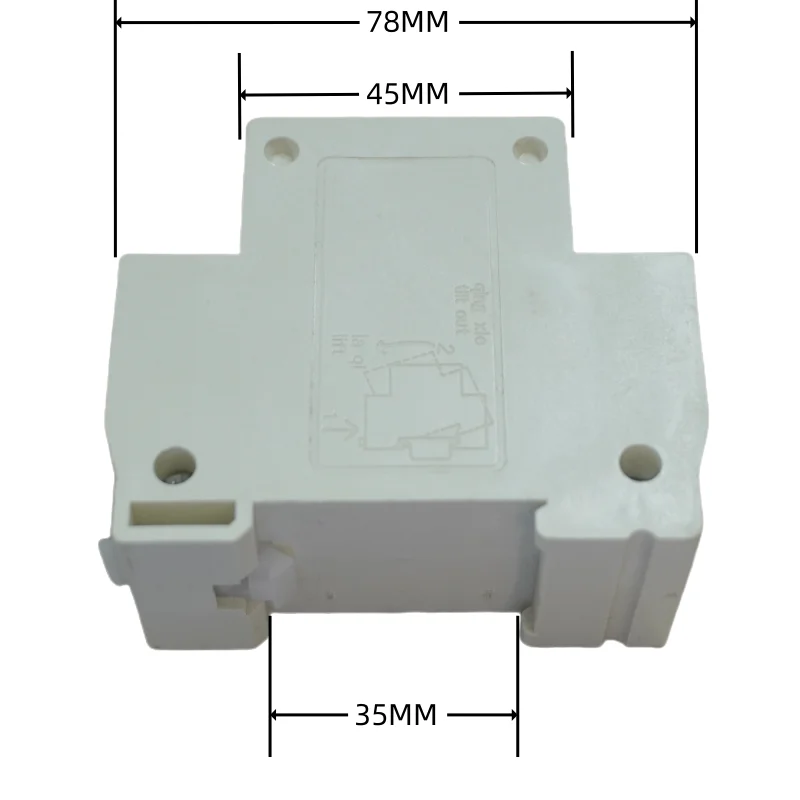 Universal AC30 3 Pin Plug 35mm Din Rail Mount Modular socket 10-16A 250V