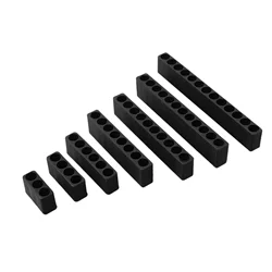 7pcs Screwdriver Bit Holders 3-13 Holes Bit Holder Plastic Screwdriver Storage Soft Rubber Organizer Head Drill Bit Stand Case