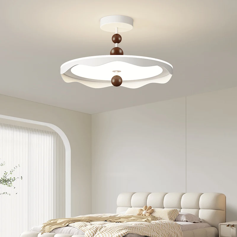 Modern LED Chandelier New Creative Bedroom Ceiling Lamp Circular Design Eye Protection Study Living Room Indoor Lighting Fixture