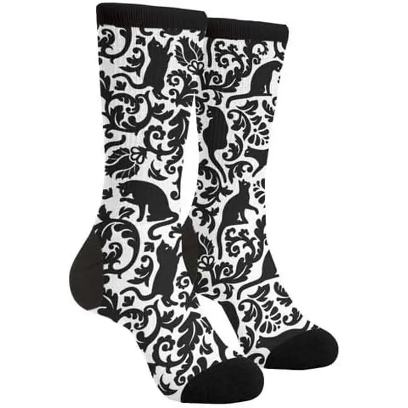 

Novelty Crew Socks Casual Socks Mid Calf Socks For Women Men Harajuku Retro Style Breathable Non-slip Sports