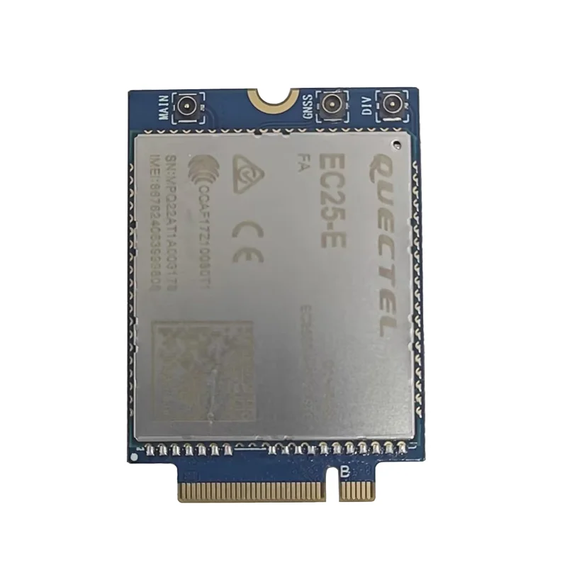EC25-E M2 4G GNSS LTE CAT4 Module M2 form factor With card slot EC25EFA-512-STD for Europe/Middle East/Africa/Korea/Thailand