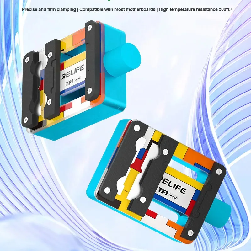 

RLEIFE TF1 MINI Теплоизоляционное стекло с чипом, высокая термостойкость 500г. ℃ + инструменты для ремонта зажима чипа процессора IC