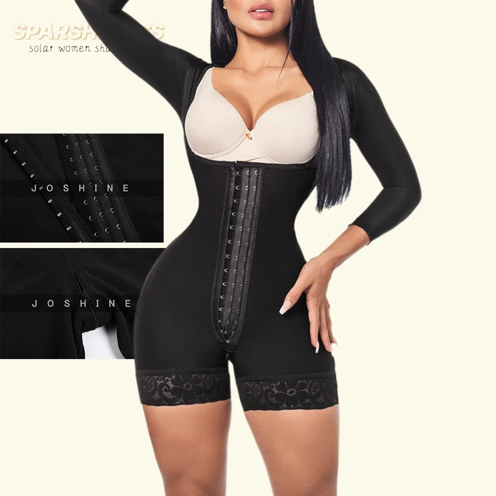 

Fajas Colombianas Moldeadoras Shapewear Seamless Firm Control Corset Thigh Slimmer Body Shaper Compression Post Surgery Recovery