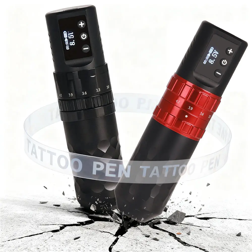 

Профессиональная беспроводная машина для татуировки, ручка с бессердечным двигателем, аккумуляторная ручка большой емкости для начинающих и художников, поставка татуировок