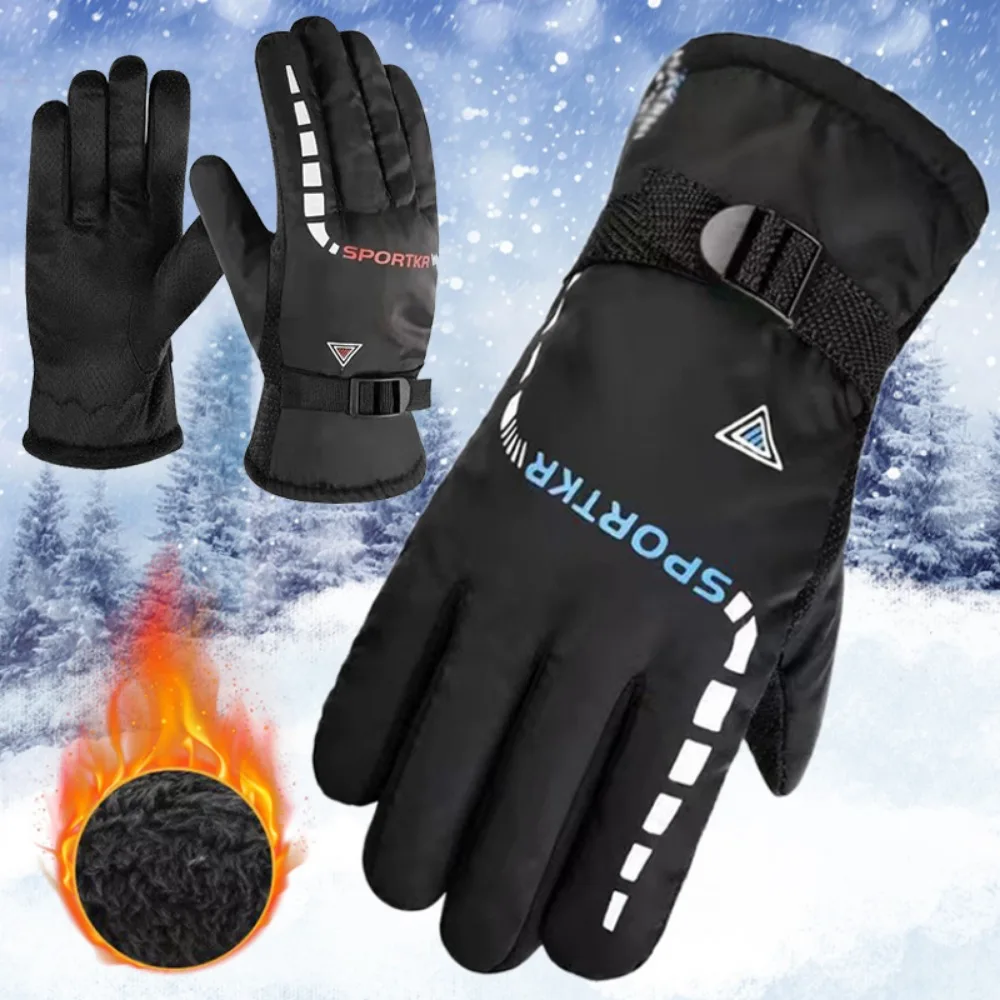 

Winter Waterproof Thermal Warm Skin-friendly Outdoor Gloves Camping Gloves