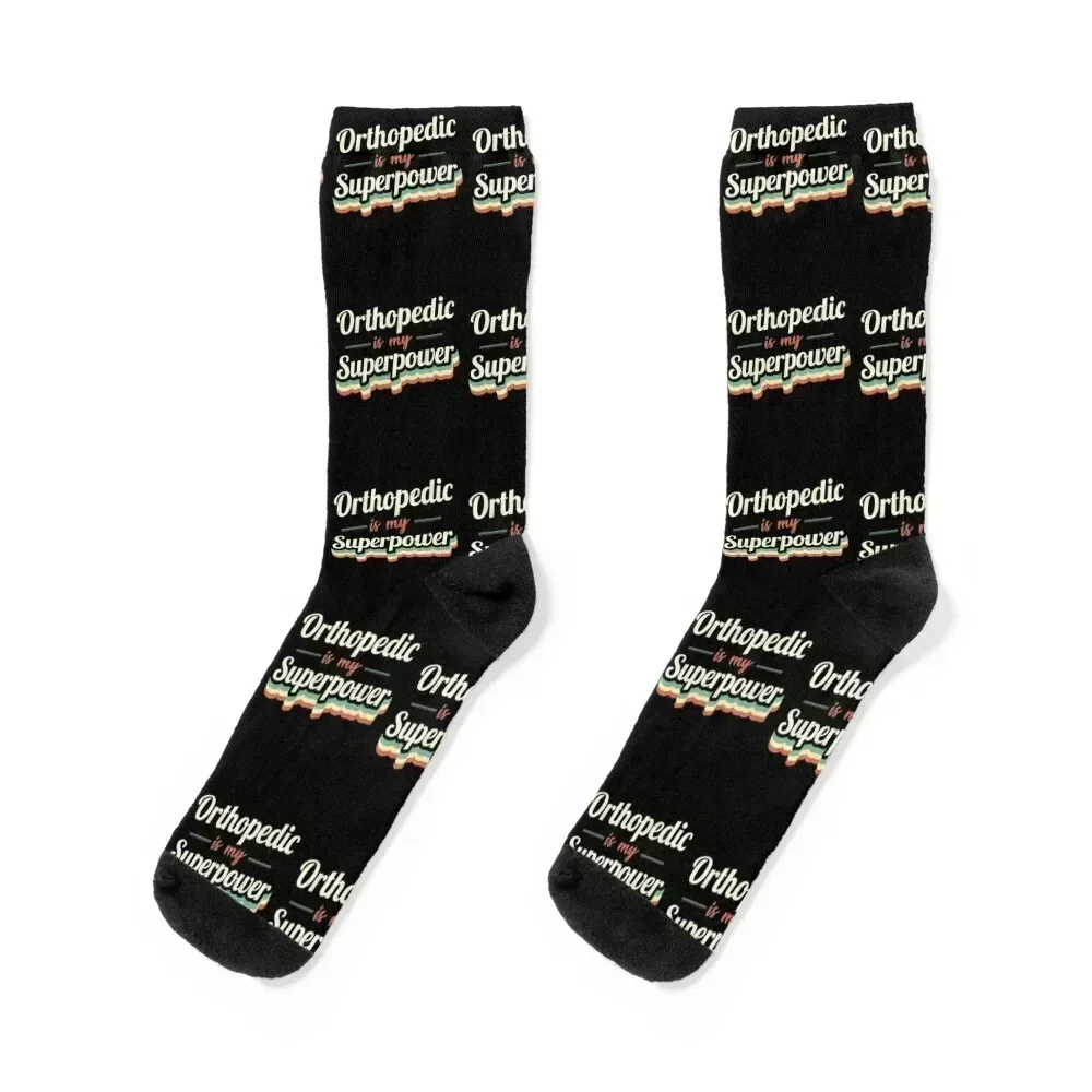 

Orthopedic is my Superpower Socks Non-slip Christmas sport professional running Socks Women Men's