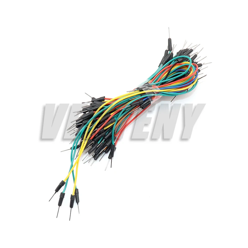 65Pcs Breadboard Wires/Connector Wires/Jumper Wires/Lead Wires Breadboard Jumper Cables Male To Male Diy Electronic Kit
