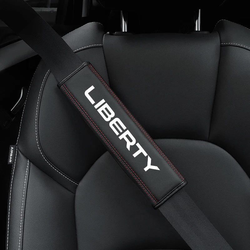 1pcs Car Seat Belt Cover Shoulder Strap Pad Auto Accessories  for For JEEP Liberty  Auto Interior Decor Accessory