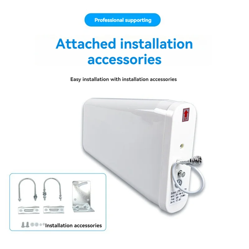 

B47C 5G 4G Антенна 700-2700 МГц 10Dbi Колодовая периодическая антенна с высоким коэффициентом усиления IP65 Водонепроницаемая для наружного усиления сигнала