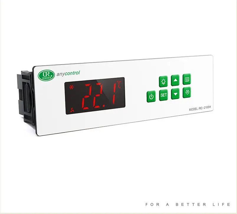 Air-cooled Direct-cooled Electronic Digital Display Thermostat with Light and Multi-button RC-2105 Order Cabinet