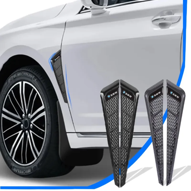 

A Pair Car Side Fender Spoiler Wind Knife Side Decorative Side Wing Stickers For BMW 1 3 5 7 series X1 X2 X3 X5 X6 M3 M4 E30 E39