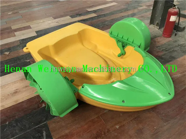 Afbeelding 5: Populaire kleurrijke eenpersoons handpeddelboot voor waterpark-attractie-apparatuur