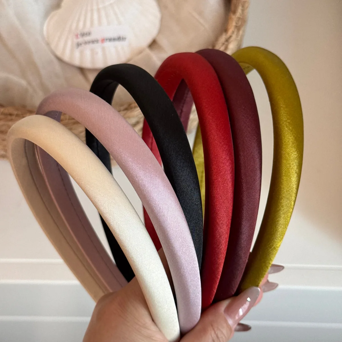 New Women Velvet Satin Headbands Chic Solid Color Thin Hairbands Fit For Various Occasion Elegant Hair Hoops Non-slip Comfy 1PC