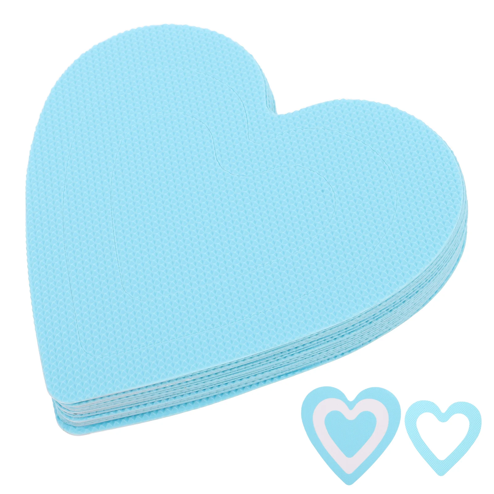 

20 Pcs Bathroom Anti Slip Stickers Waterproof Heart Shaped Shower Tub Non Skid Floor Decals Easy Adhesive Strips Great Value