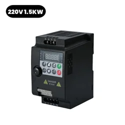 Single Phase to 3 Phase Frequency Converter 220V VFD Variable Frequency Speed Controller 1.5KW 0.75KW Fan Water Pump Control Speed Control