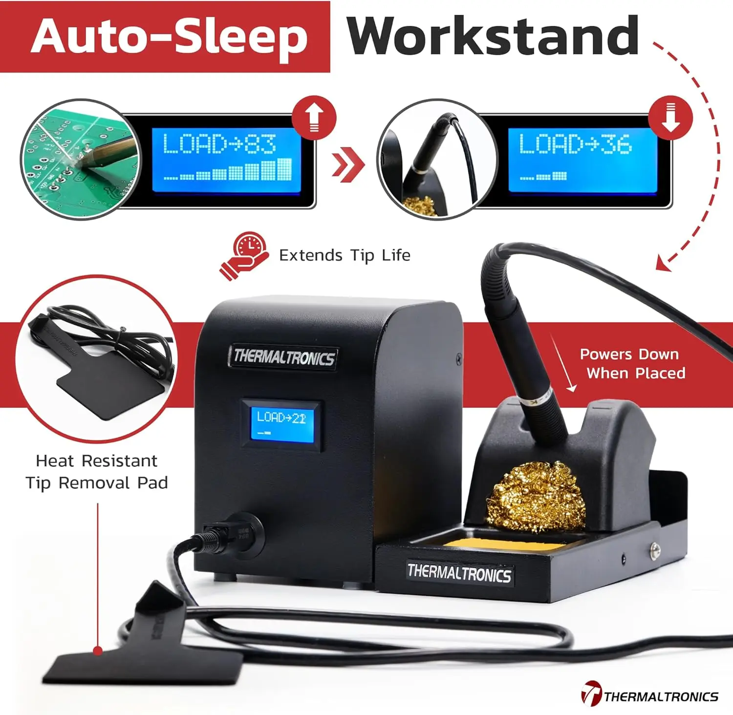 TMT-1000S-K Soldering Station w/Curie Heat Technology