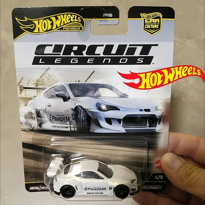 

Коллекционная модель автомобиля Hot Wheels Diecast Premium Fpy86 Pandem Subaru BRZ Circuit Legends Car Culture с металлическим основанием и резиновыми шинами