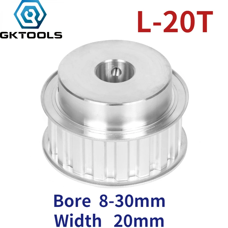 BF Type 20 Teeth L Timing Pulley Hole 8/10/12/12.7/14/15/16/17/18/19/20/22/24/25/28/30mm For Width 20mm