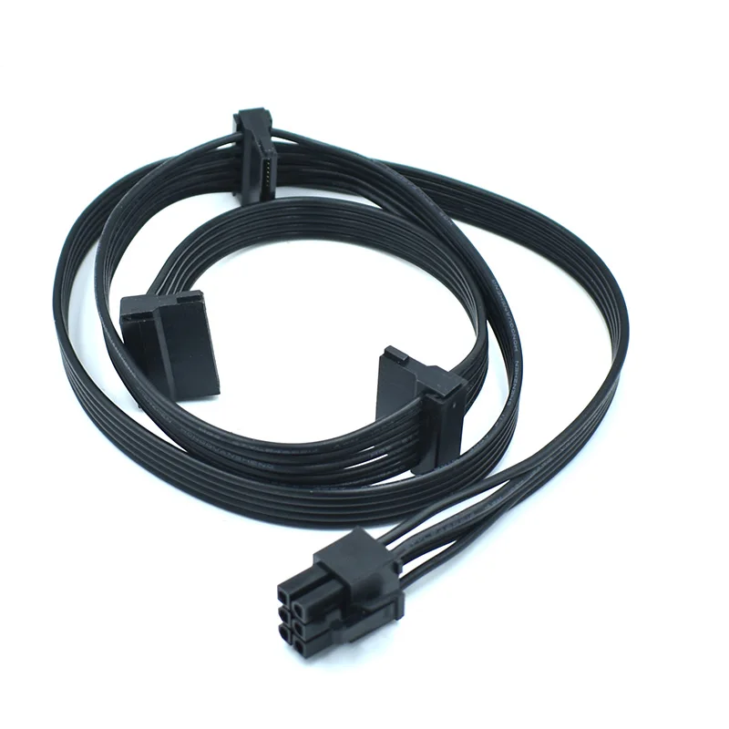 SATA/PATA 6 Pin to 3X SATA/3X IDE Drive Cable Replacement for Corsair HX1200 RM1000X RM850X RM650x RM550x RM750X PSUs