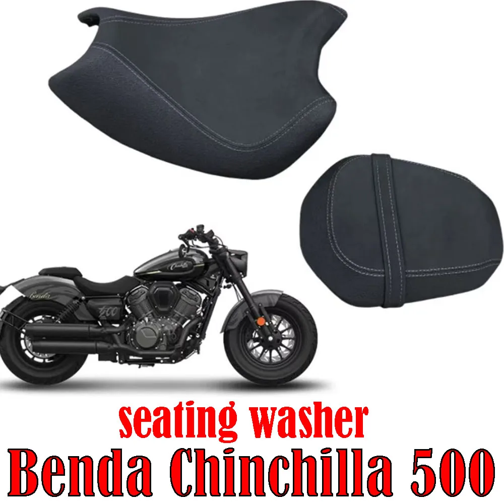 For Benda Chinchilla 500 Cseat cushion front and rear seat bag BD500 motorcycle original seat cushion leather sponge inner saddl