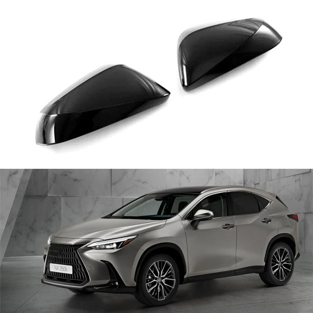 2Pcs for Lexus NX260 350H 450H 2022 Rear View Mirror Cover ABS Wing Door Side Mirror Shell Carbon Fiber