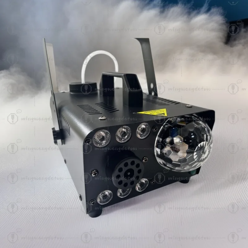 600W 3-in-1 Mini Stage Smoke Machine Magic Ball Light KTV Disco Halloween Party Effect Lamp