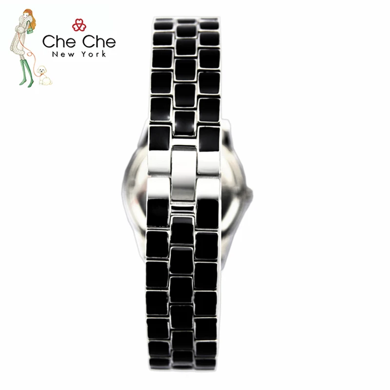 CHE CHE CC022 women's watch Gifts HK style rhinestone dazzling color full of diamonds temperament minimalist calendar function