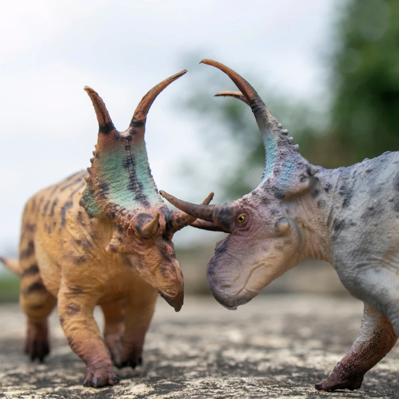 

Devil horned dragon simulation animal dinosaur model figurine toy boy's day gift collection dinosaur model cognitive toy